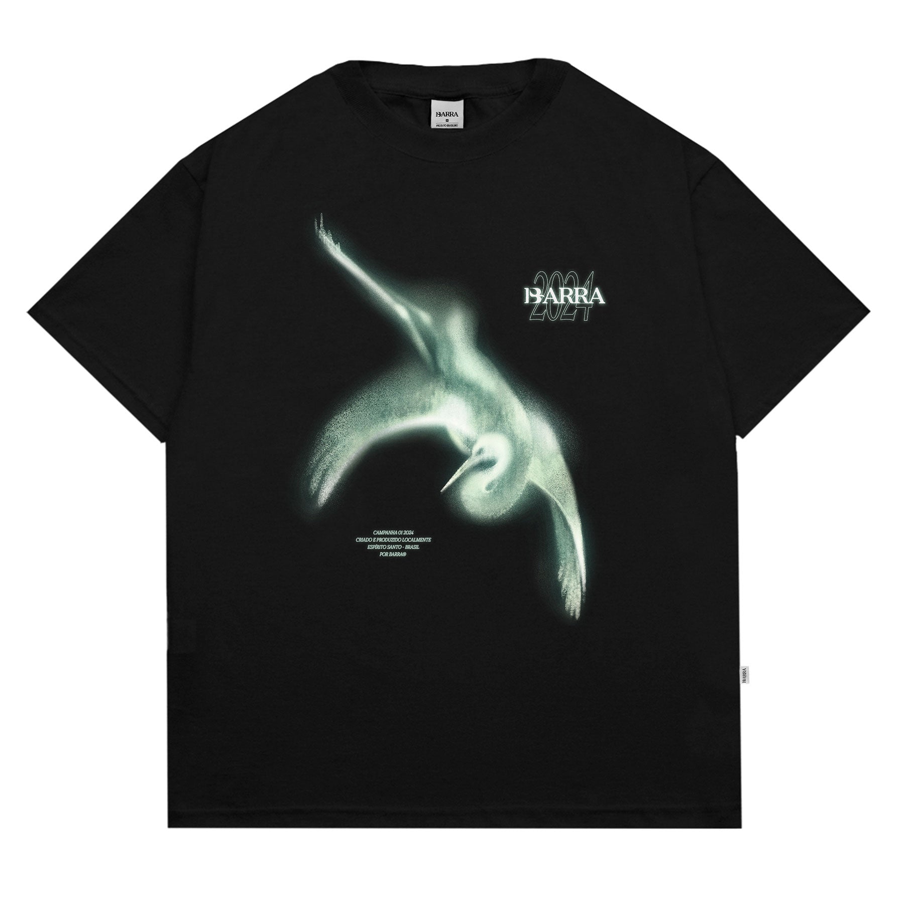 Barra Crew - Camiseta Ahlma Espectro Preta